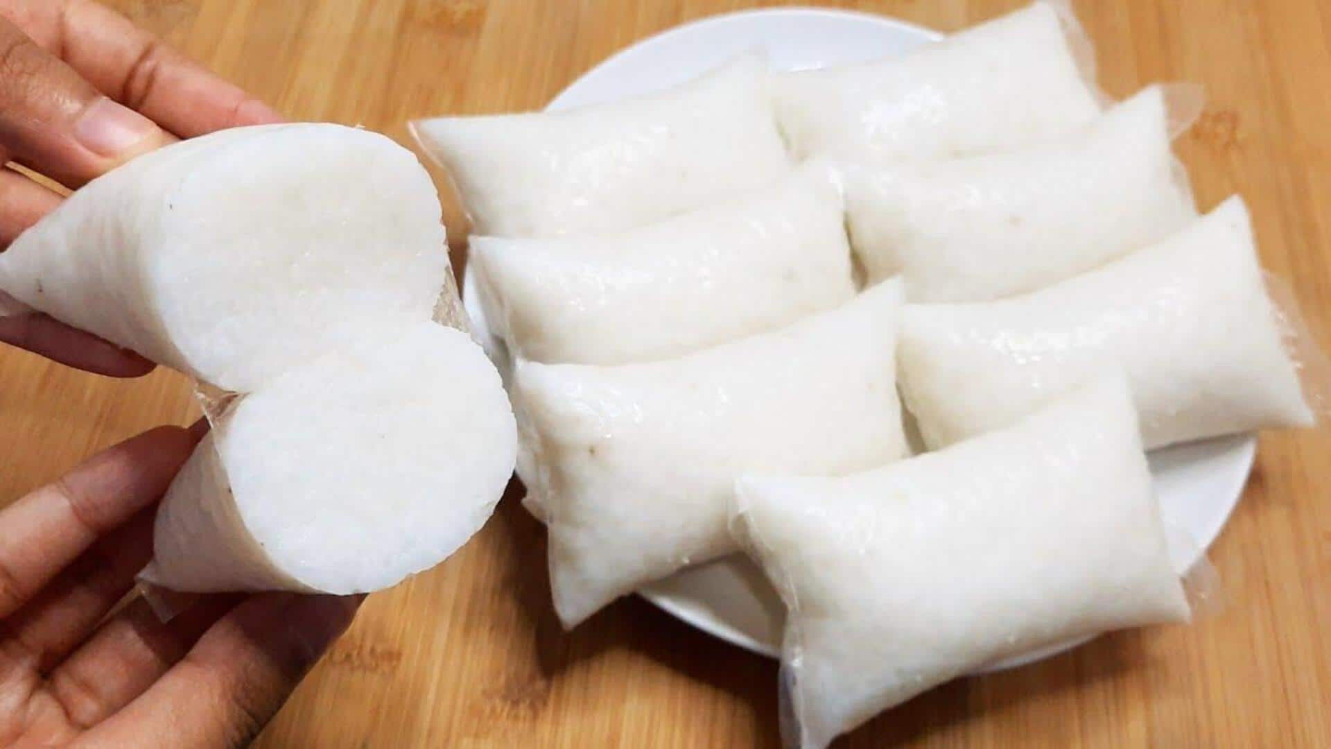 Cara Membuat Lontong Tanpa Daun Pisang