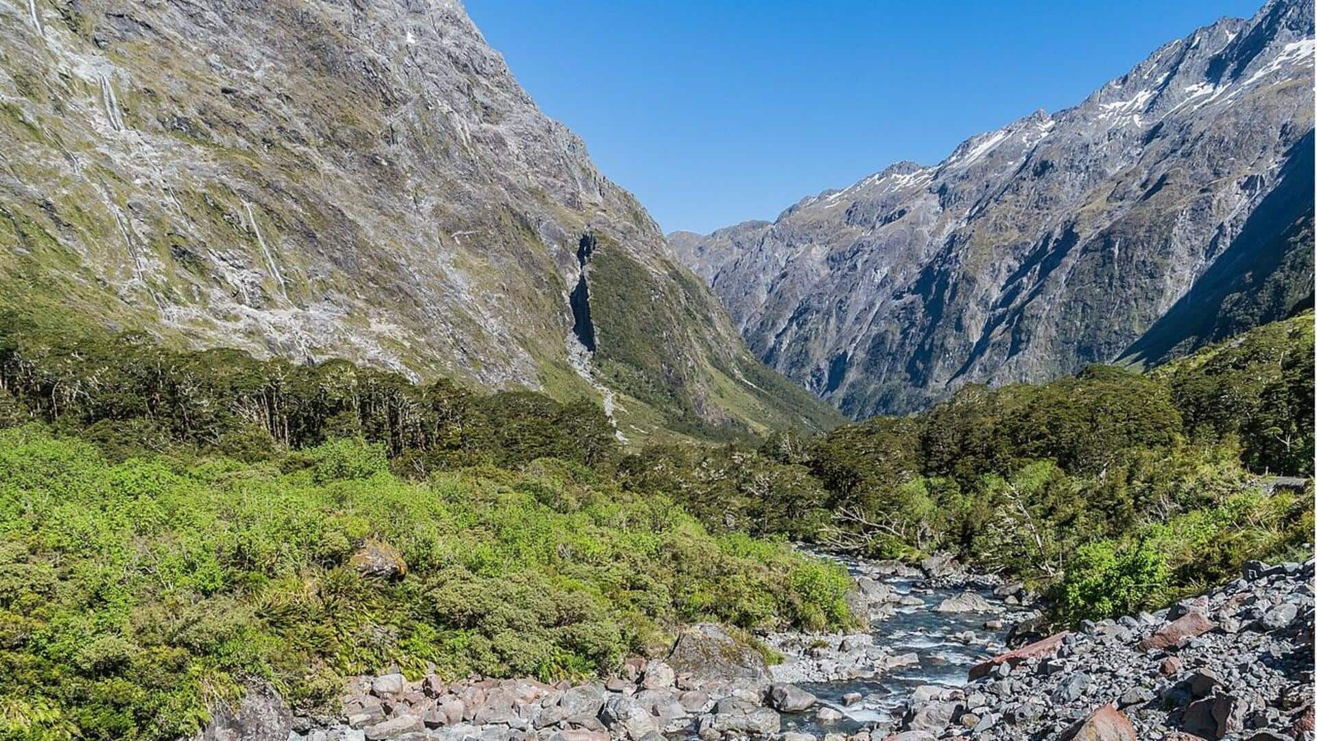 Keindahan Puncak Fjordland di Selandia Baru