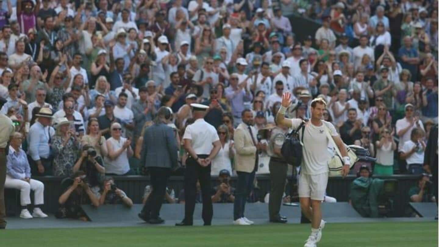 Wimbledon 2023, Stefanos Tsitsipas mengalahkan Andy Murray: Statistik