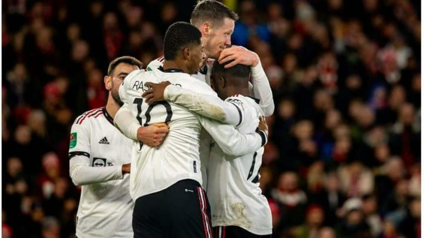 Piala Carabao, semifinal: Manchester United mengalahkan Nottingham Forest (leg pertama)