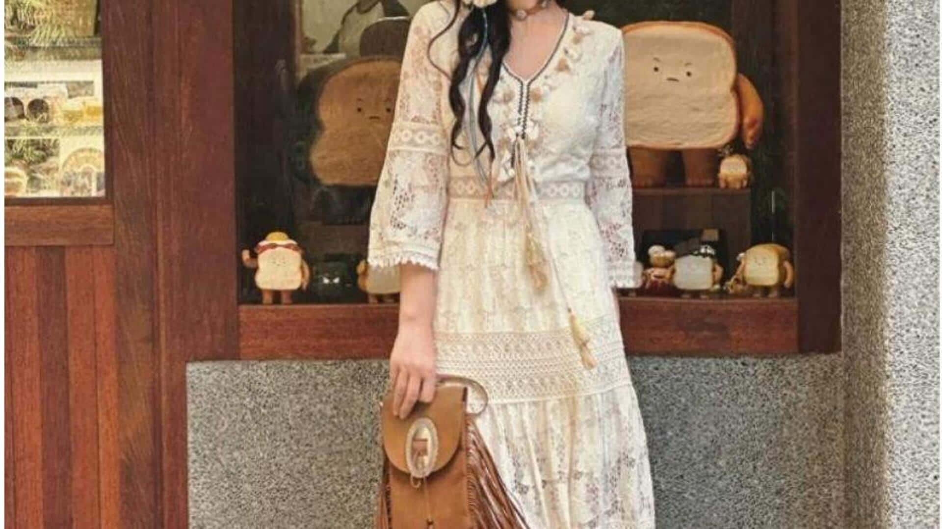 Siluet bohemian abadi untuk musim semi India
