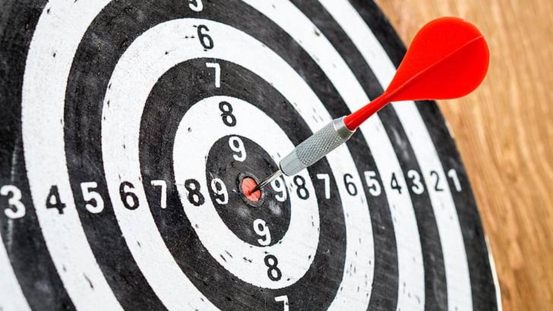 Pola angka pada papan dart