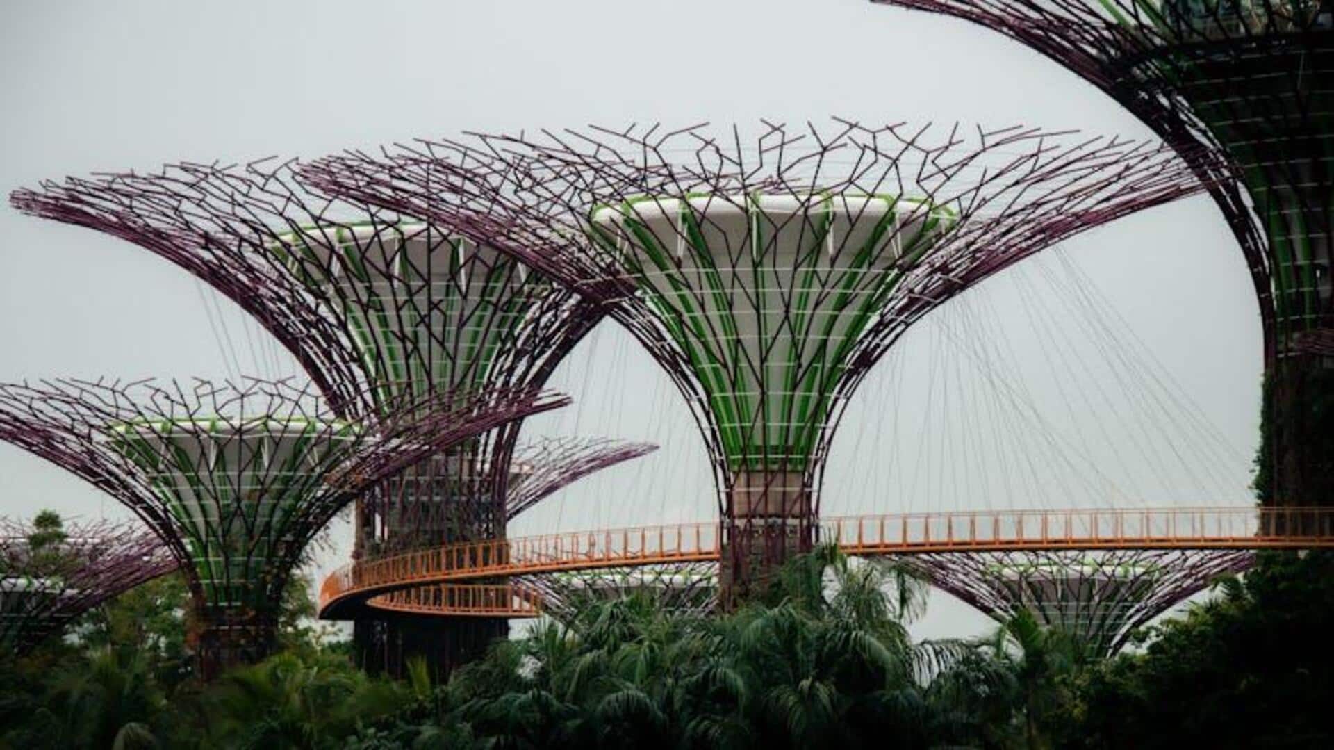 Taman Kota Modern di Singapura untuk Relaksasi