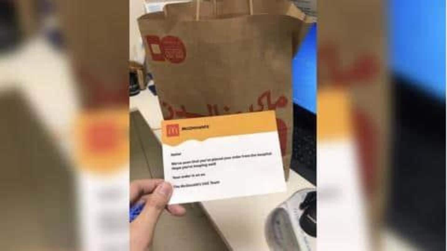 McDonald's Uni Emirat Arab kirim makanan gratis ke pasien rumah sakit