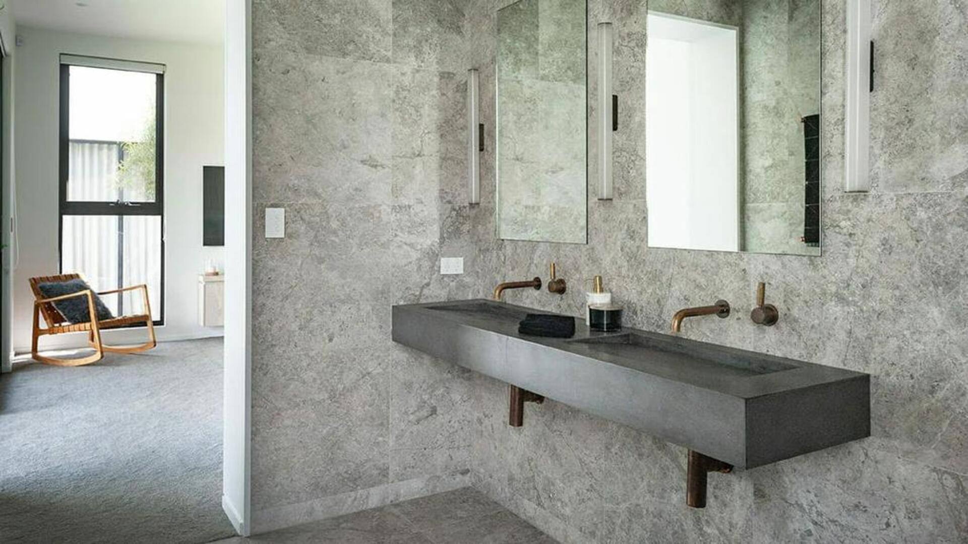 Dekorasi Rumah dengan Wastafel Beton Minimalis Dekorasi Rumah dengan Wastafel Beton Minimalis