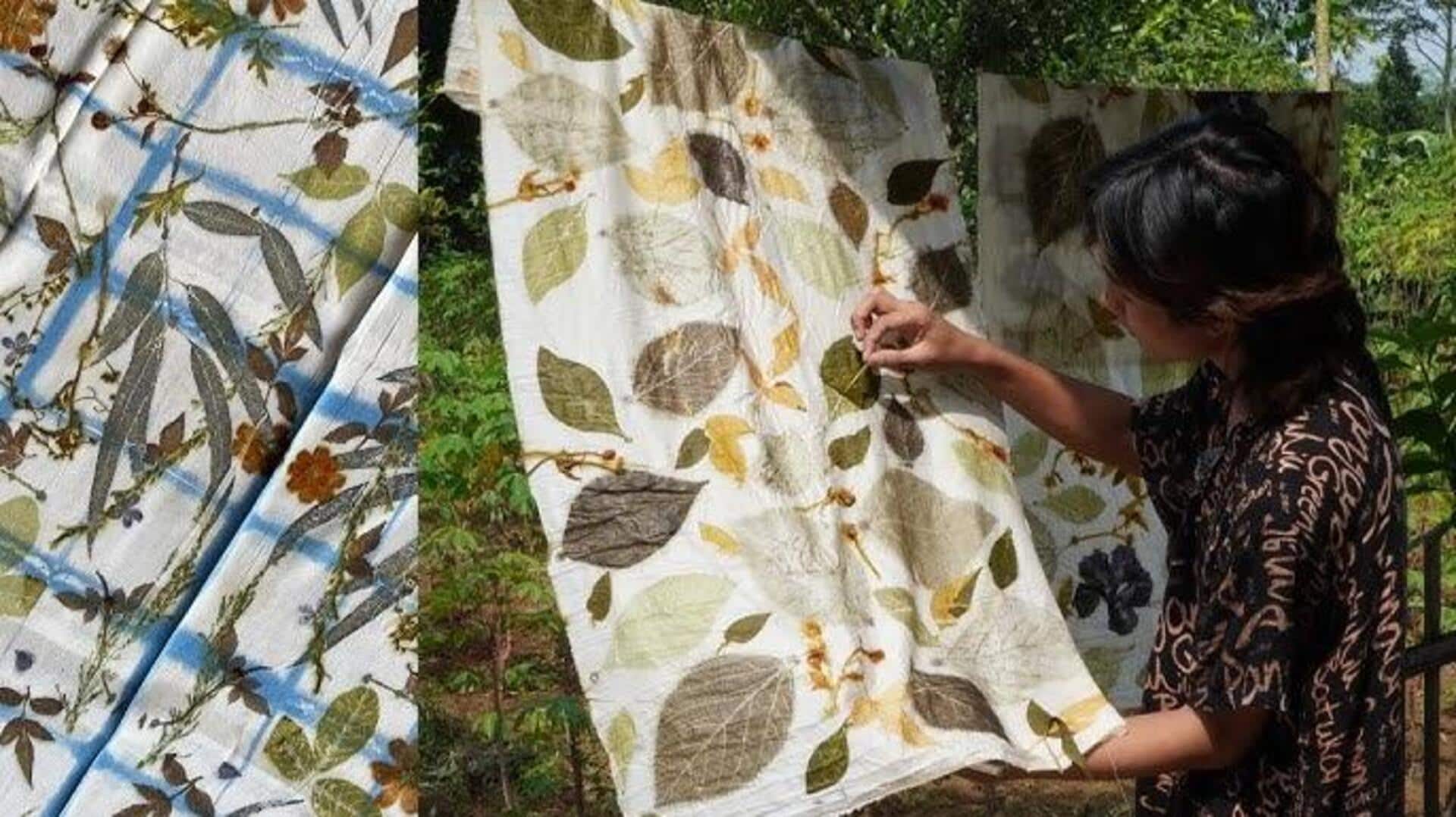 Mode Eco-Print: Gaya berkelanjutan dengan pewarna alami