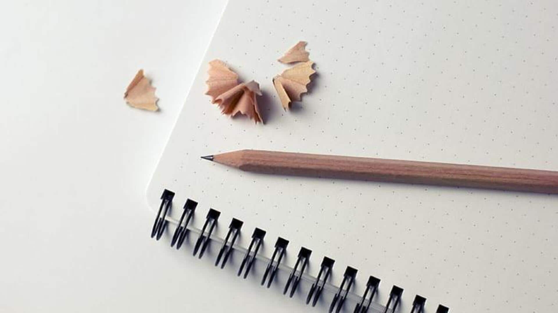 Mengubah serutan pensil menjadi dekorasi rumah artistik