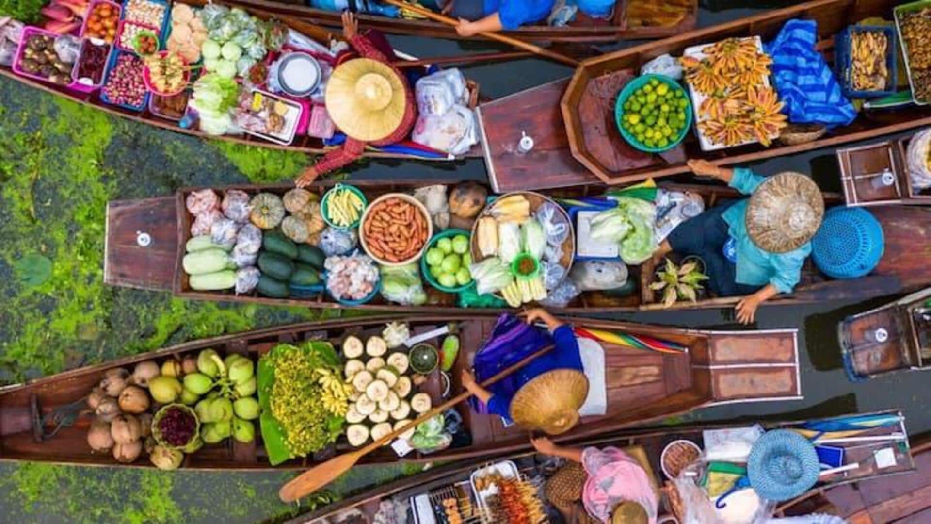 Sederet Petualangan Ketika Menjelajahi Pasar Terapung Di Bangkok