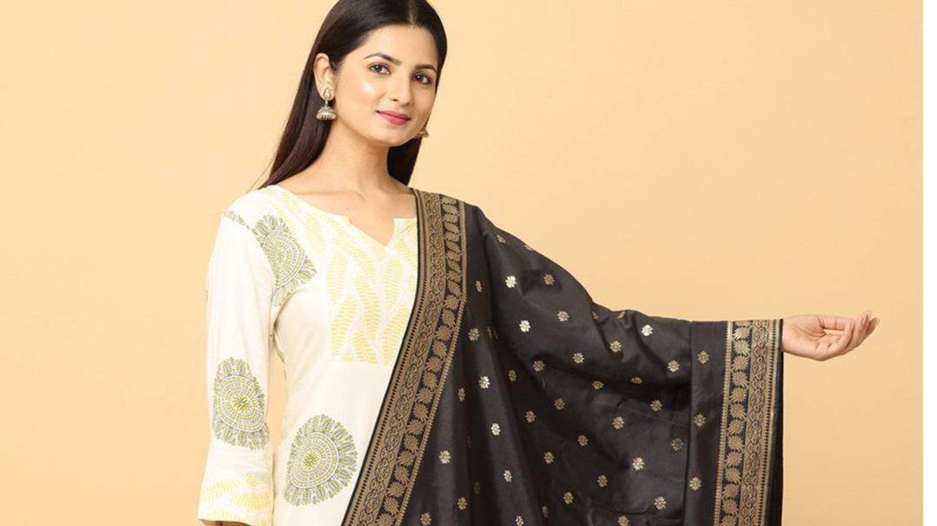 Ubah dupatta vintage menjadi jaket boho