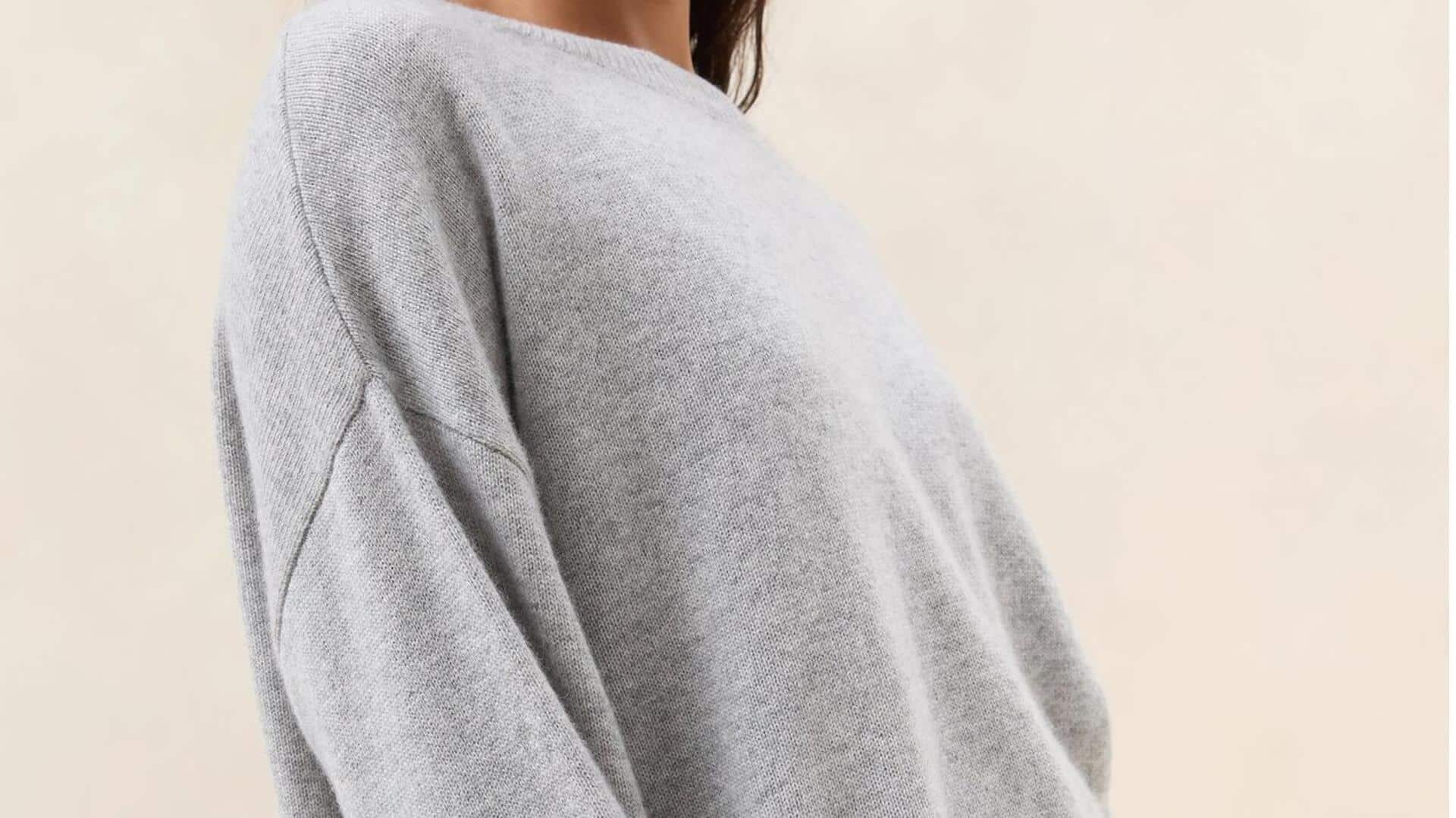 Lima pakaian musim dingin dengan cashmere bordir