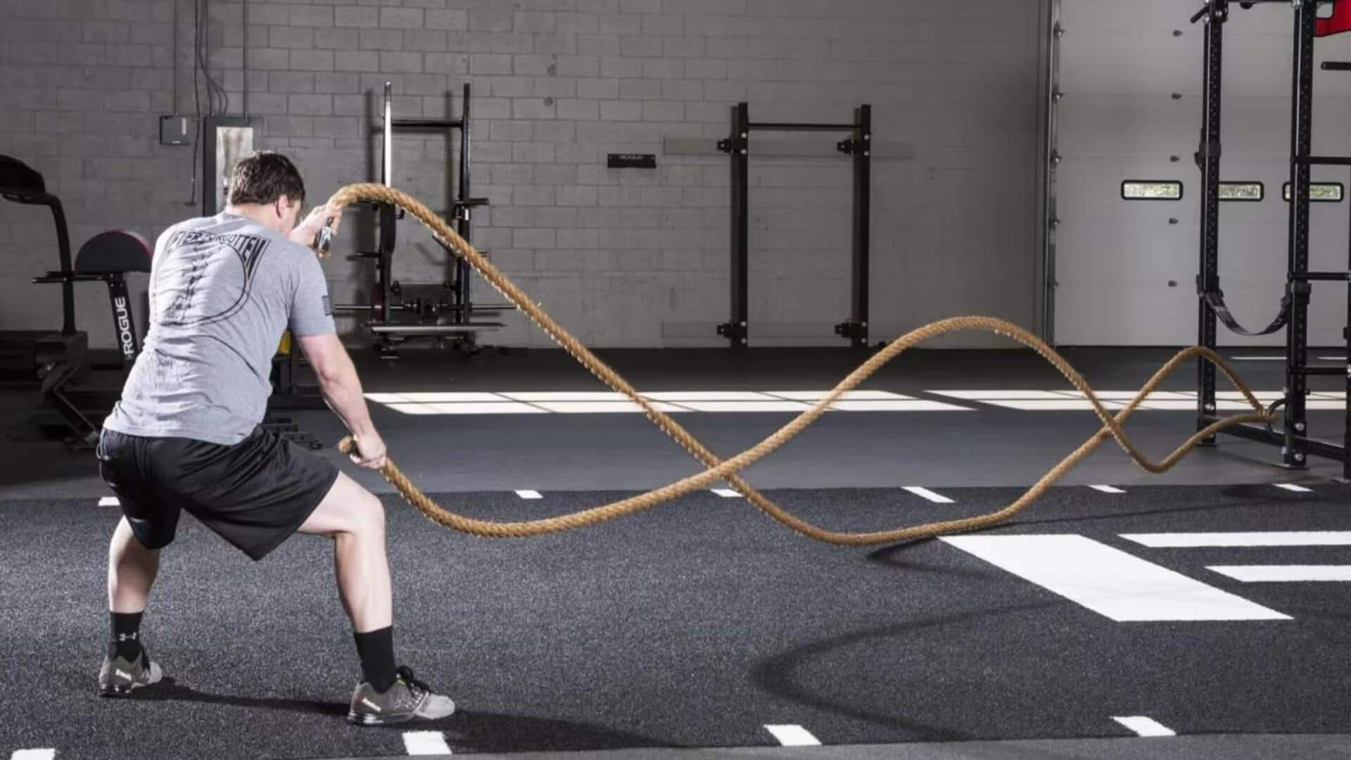 Meningkatkan Kekuatan Tubuh Dengan Latihan Battle Ropes