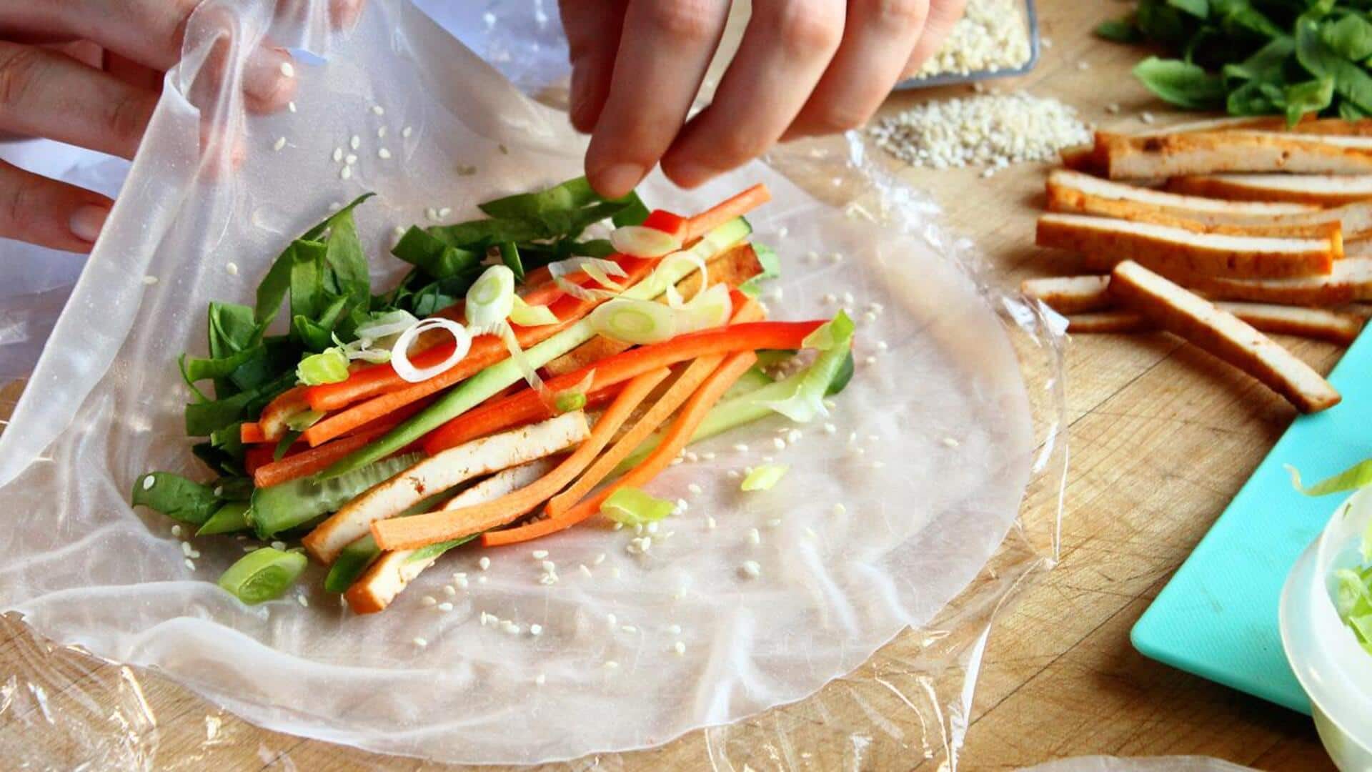Mencicipi Camilan Indonesia dengan Sentuhan Kreatif Rice Paper