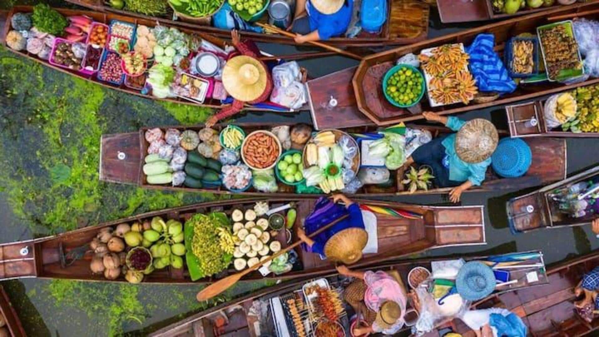 Safari Fotografi Di Pasar Terapung Bangkok