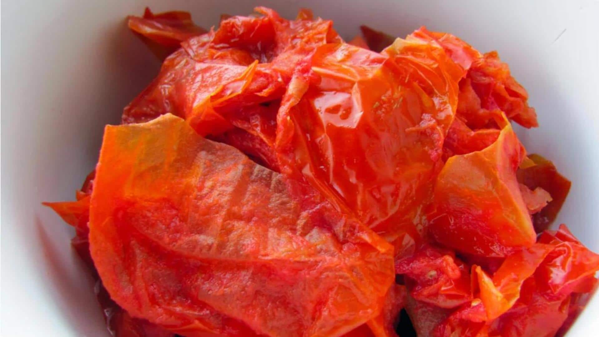Keripik Kulit Tomat: Camilan Sehat dan Praktis