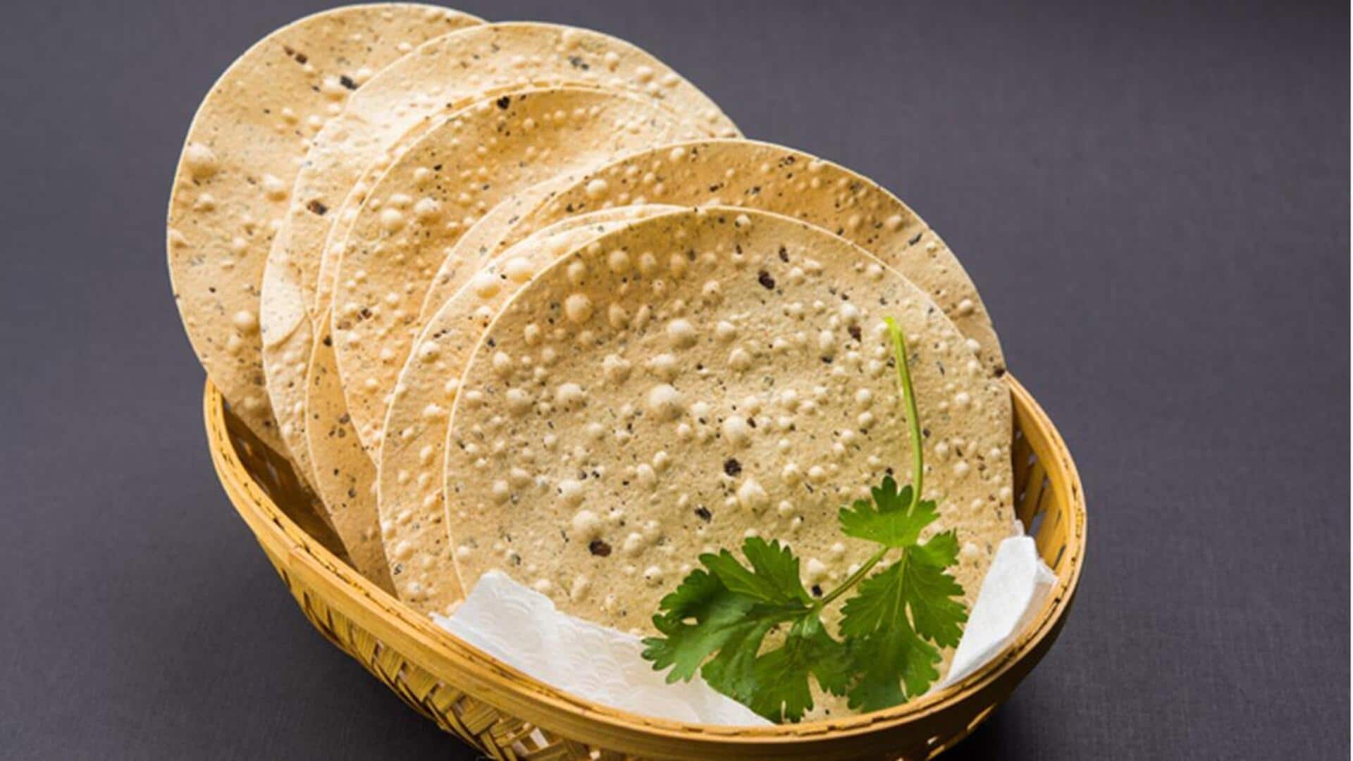 Ide Dekorasi Hidangan Manis dengan Papad yang Renyah