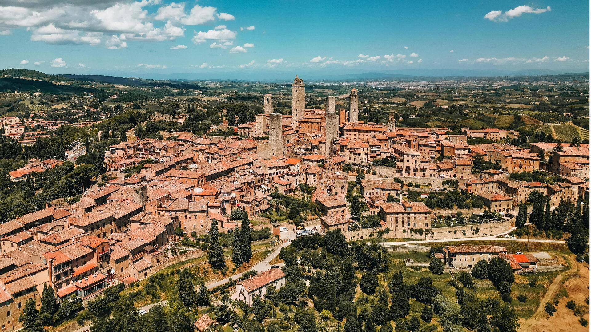 Keindahan Abadi Tuscany melalui Kota Bukit yang Menawan