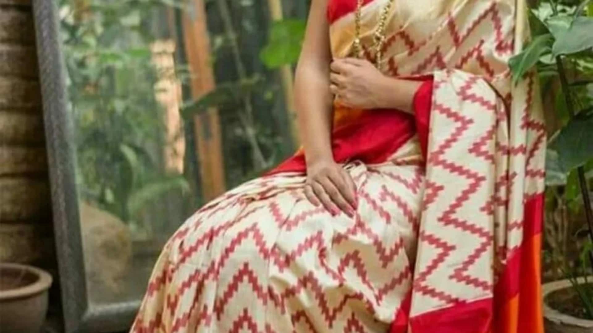 Eksperimen dengan cetakan ikat untuk gaya India yang abadi