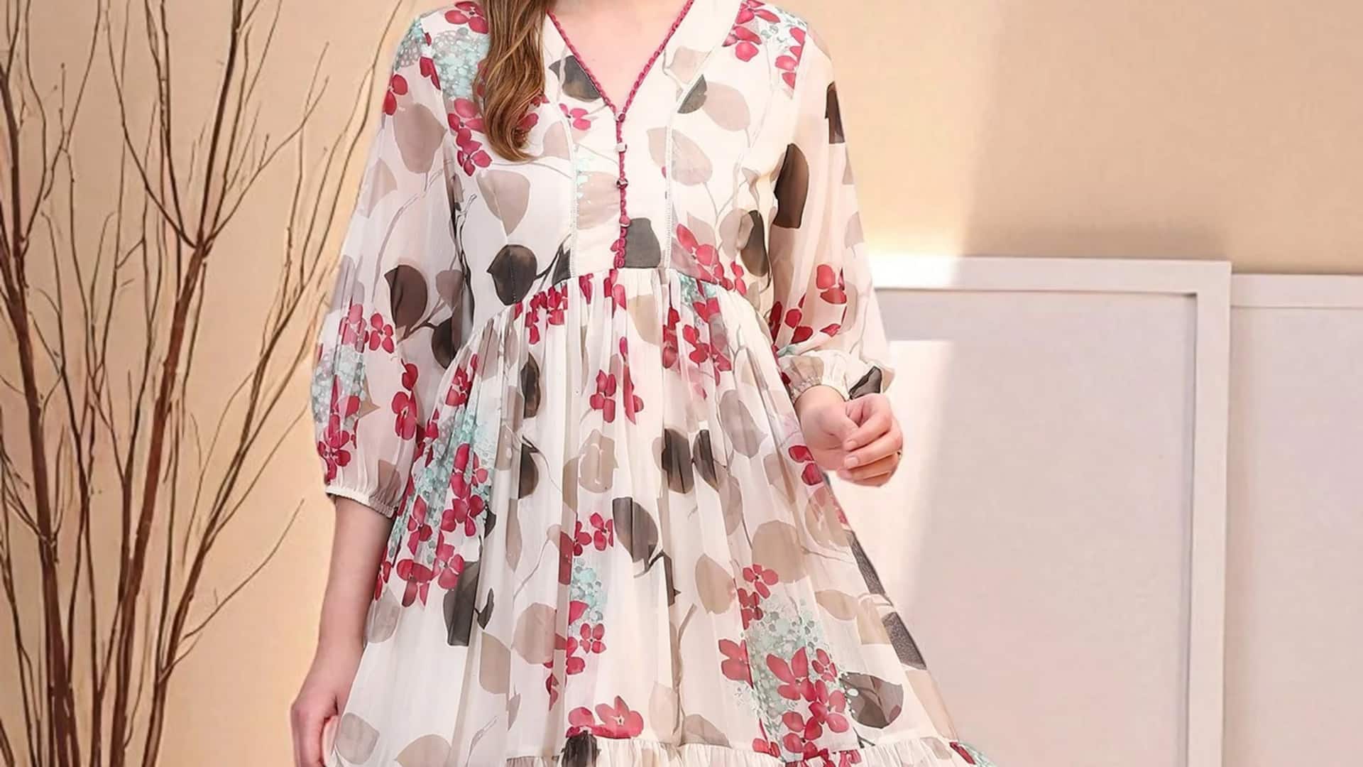 Cetakan bunga mendominasi tren musim semi India