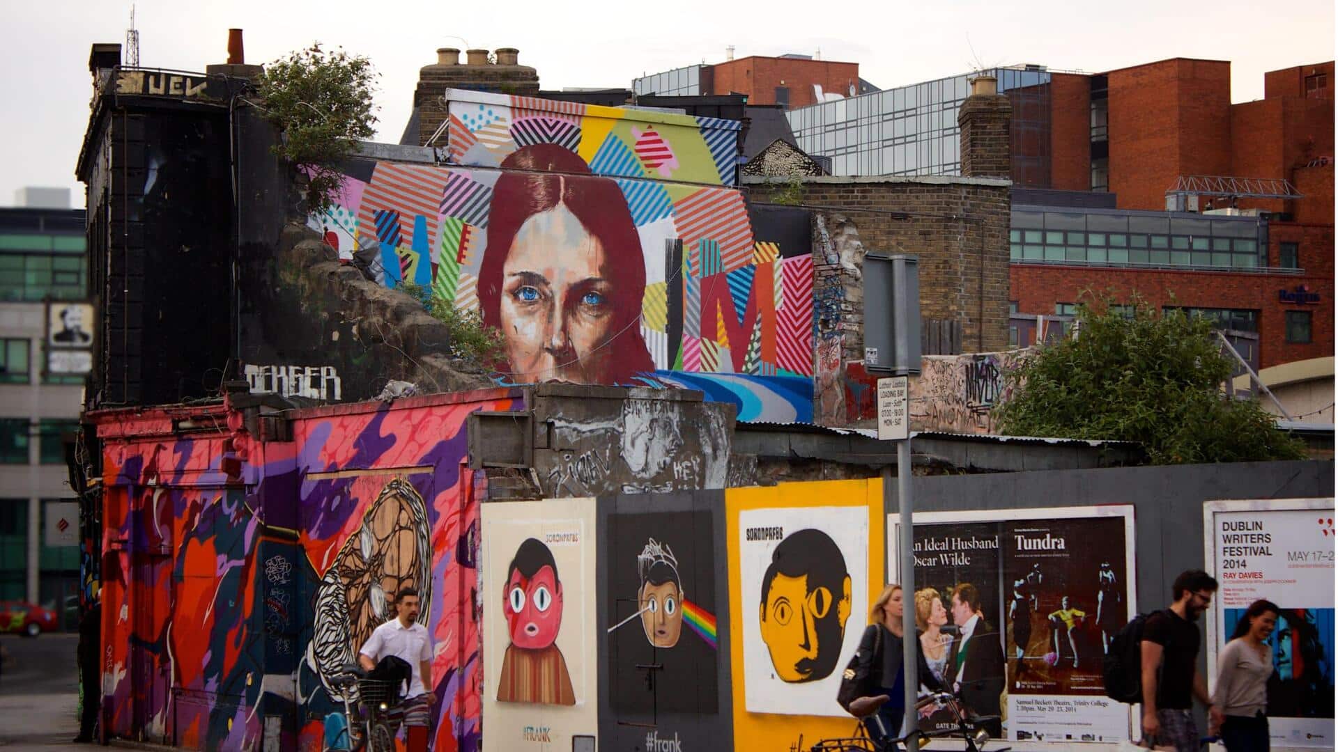 Menemukan Seni Jalanan Dublin di Gang Tersembunyi