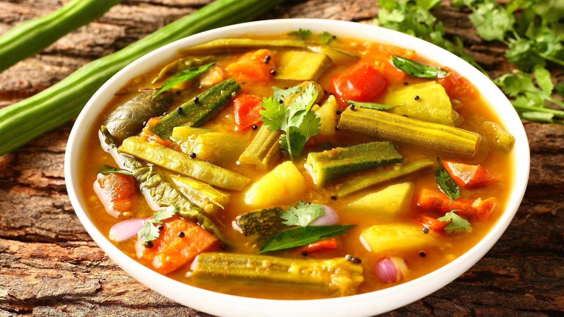 Mencicipi Perpaduan Rasa yang Unik dalam Sambhar Vegetarian Tradisional 