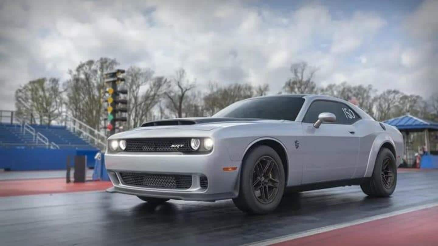 Penjelasan fitur Dodge Challenger SRT Demon 170 2023 yang siap balap