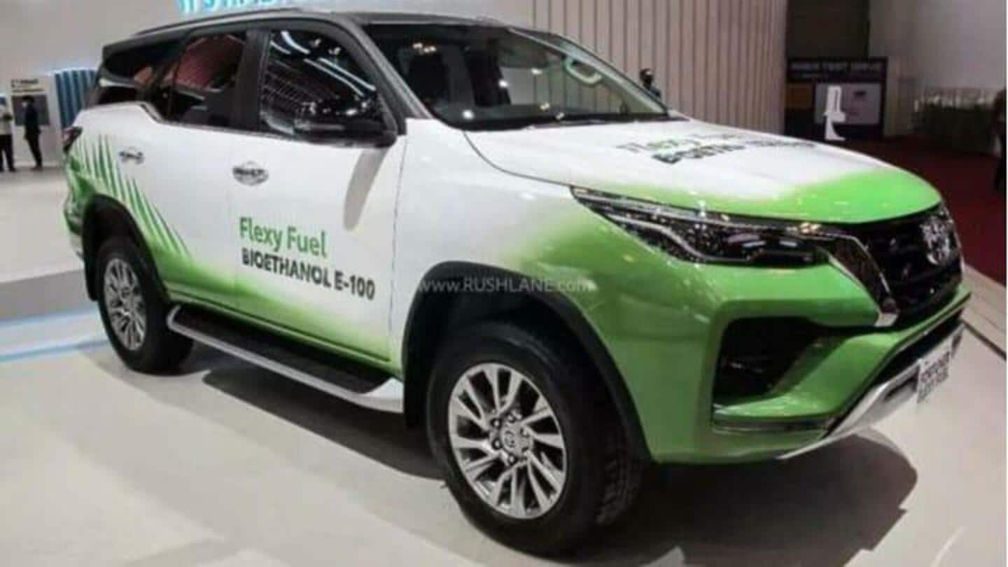 Toyota Fortuner ini bisa menggunakan 100% bioetanol