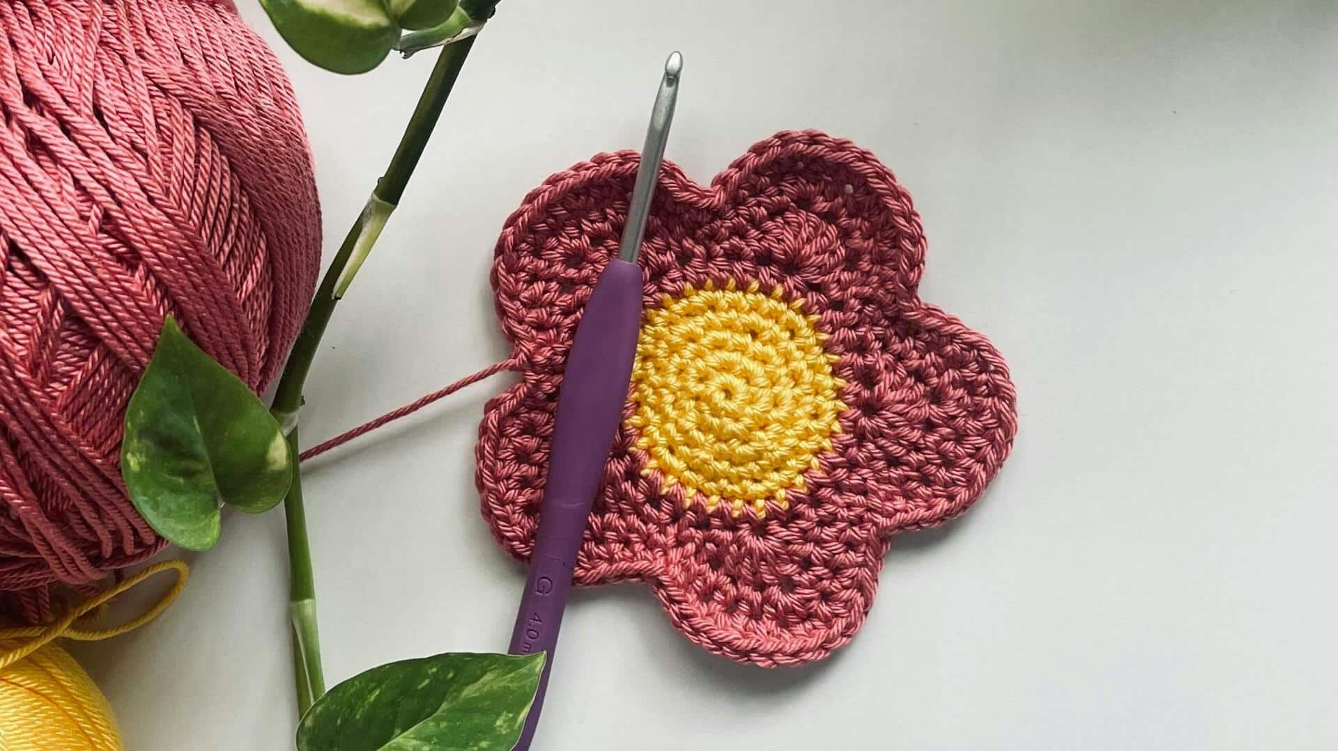 Cara Membuat Motif Bunga Rajutan seperti Profesional Cara Membuat Motif Bunga Rajutan seperti Profesional