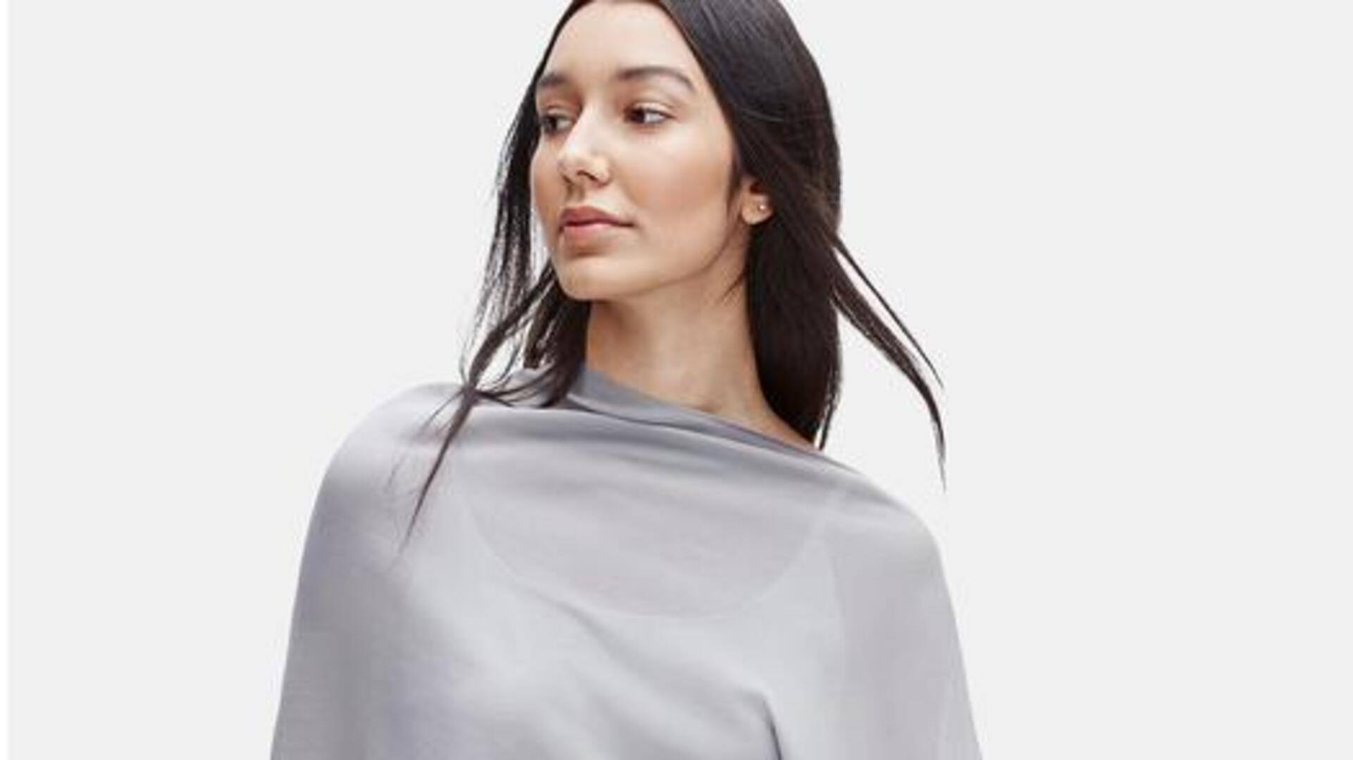 Gaya georgette wraps untuk tampilan musim yang segar