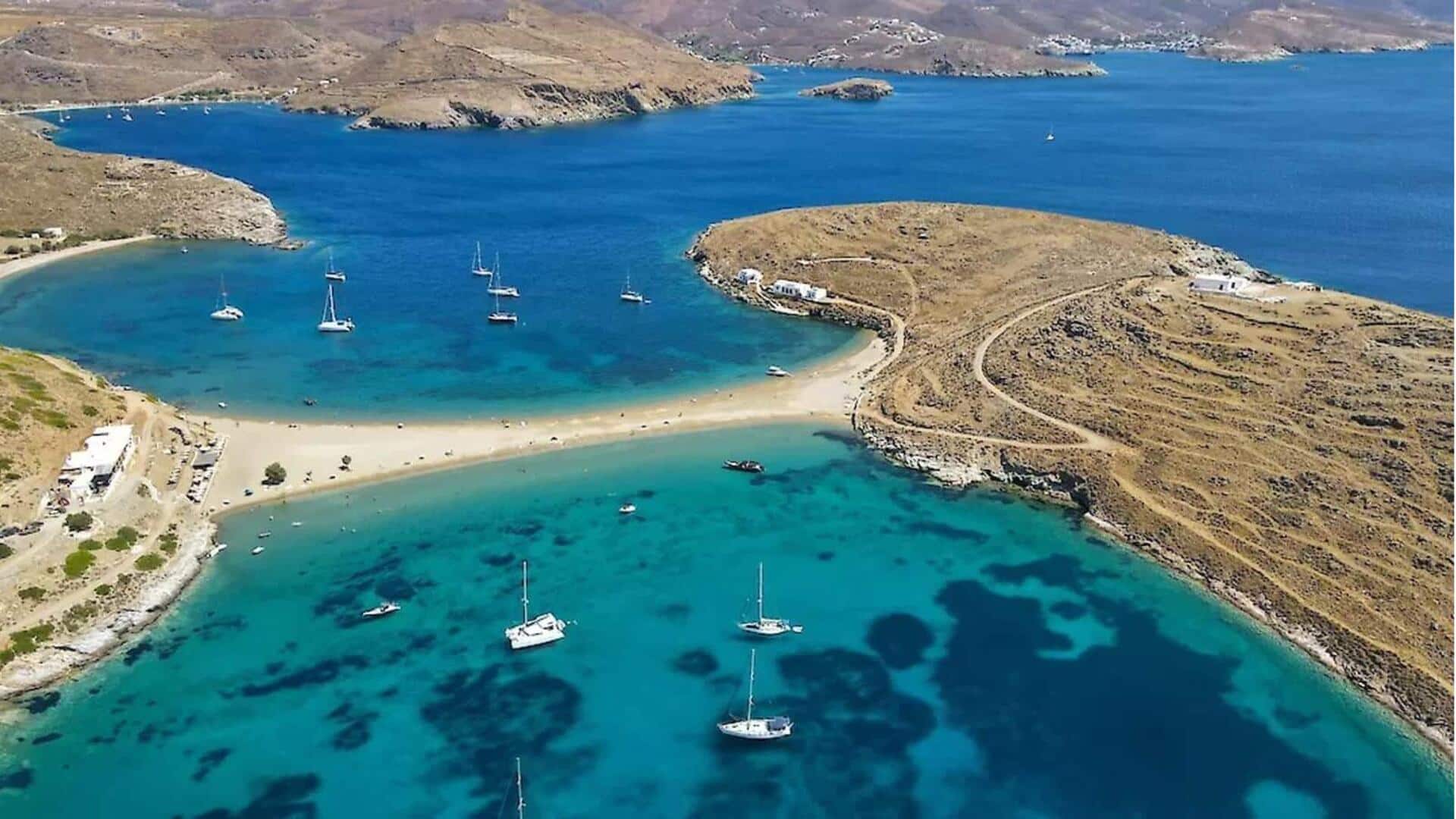 Petualangan pulau di Cyclades, Yunani 
