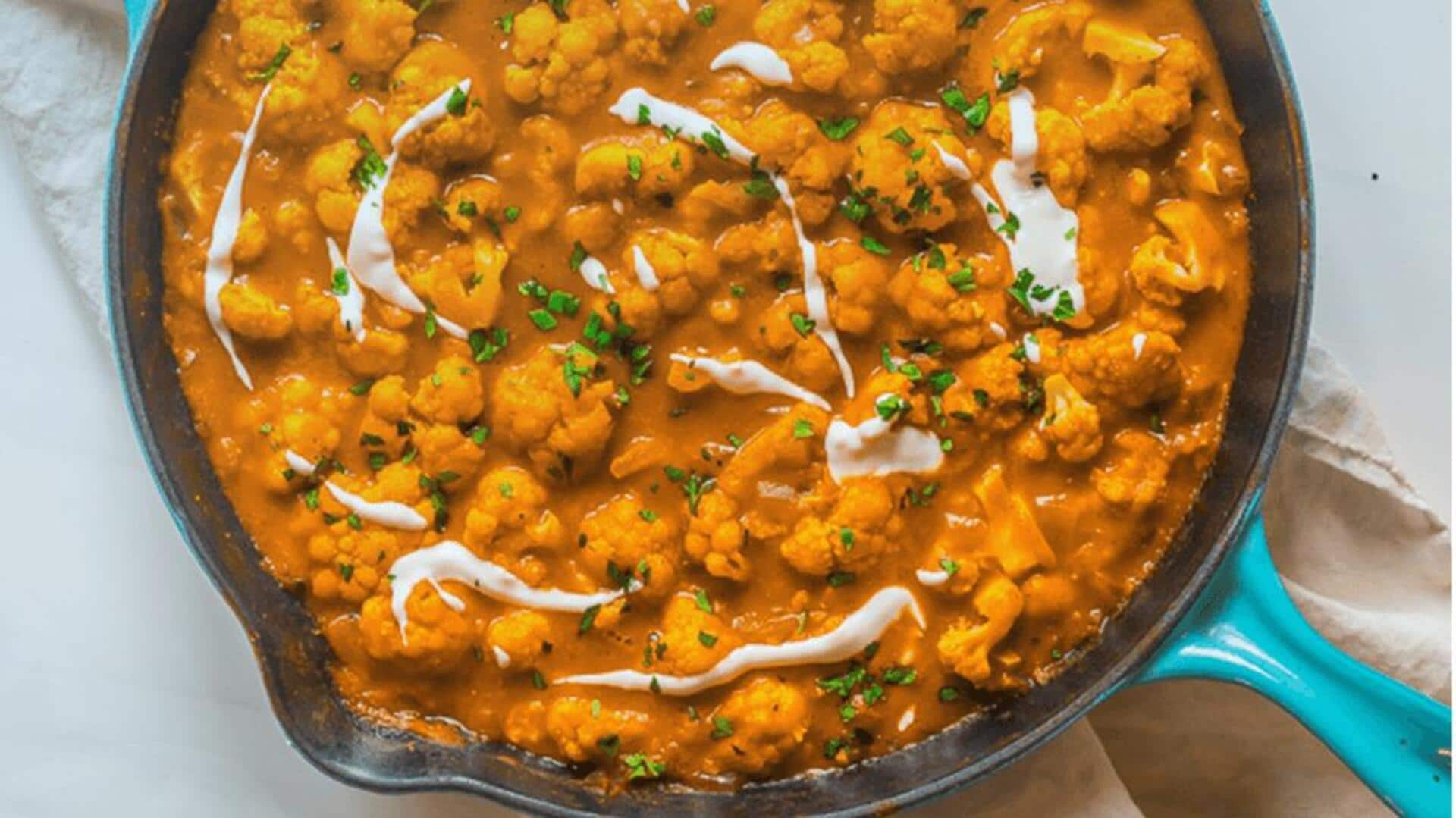 Cara Membuat Kembang Kol Tikka Masala Yang Terinspirasi Dari India