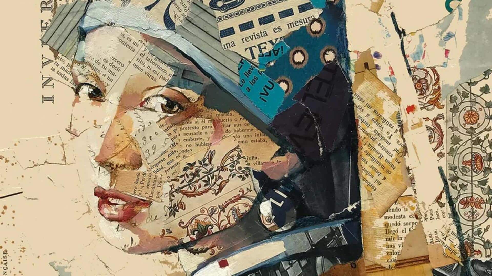 Teknik Berlapis Artistik untuk Kolase Media Campuran