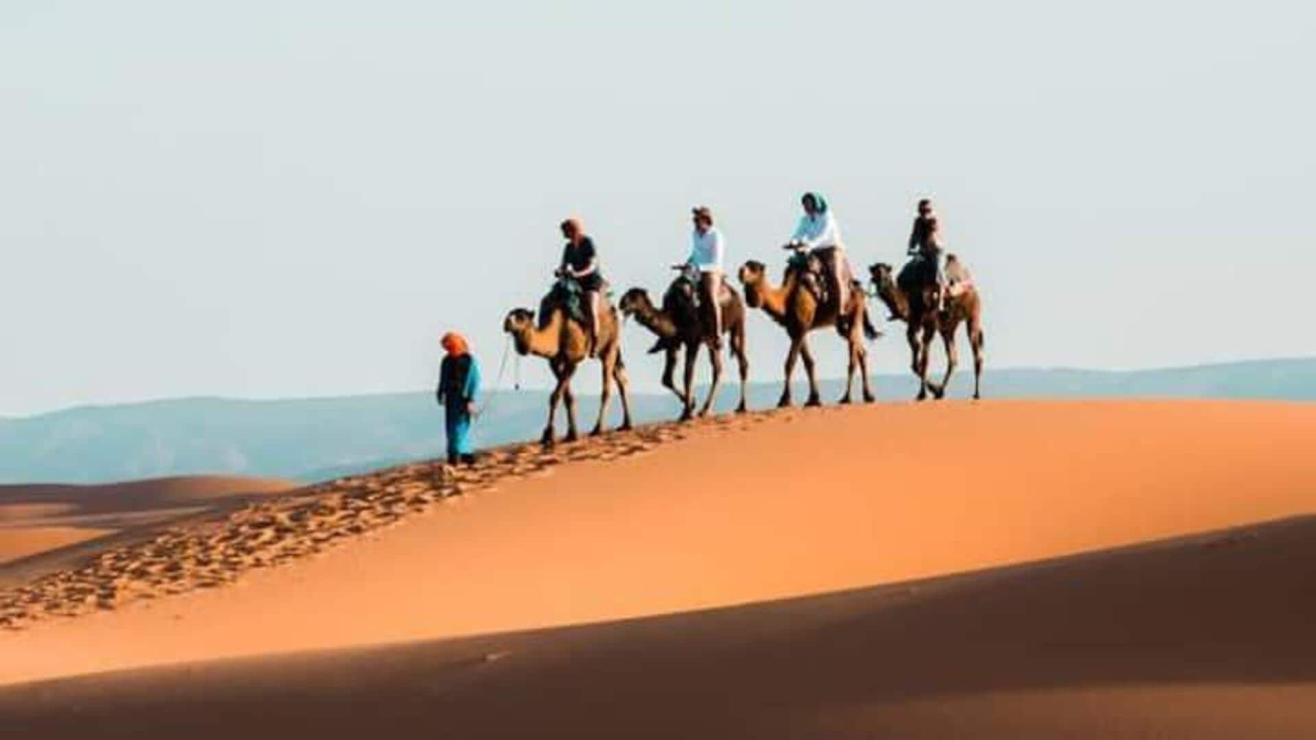 Mulailah Petualangan Dengan Menunggangi Unta Di Gurun Sahara, Maroko