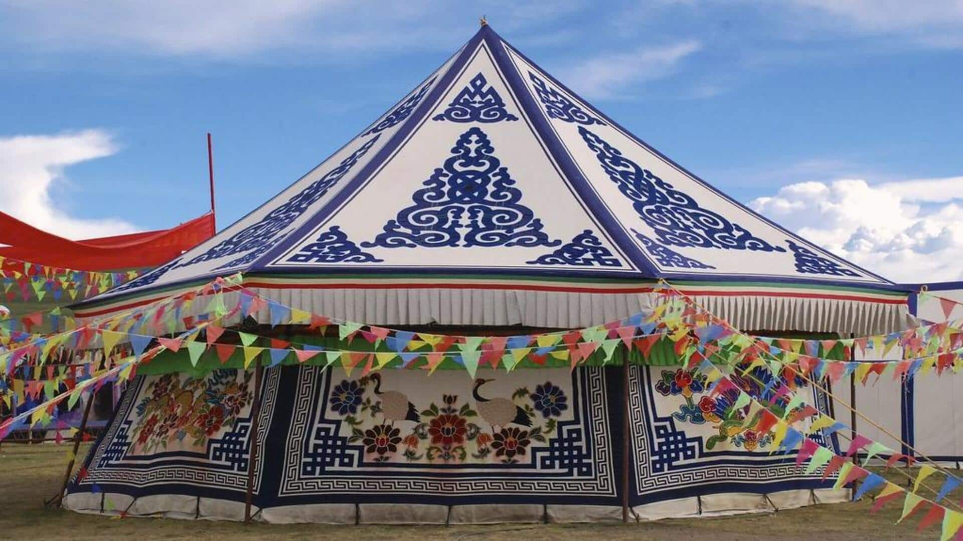 Tenda Nomaden Tibet: Keanggunan Dalam Warna Yang Beragam