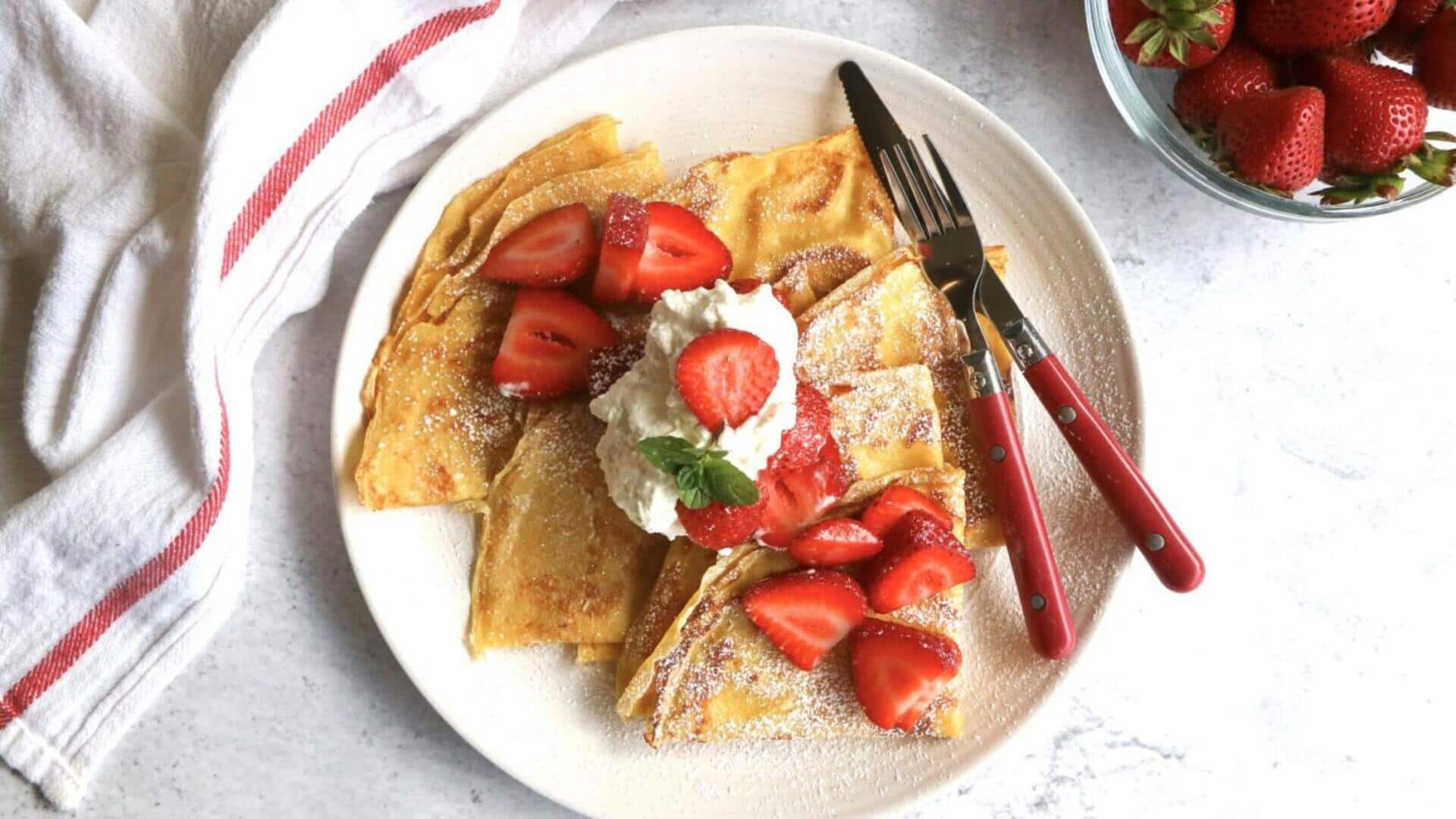 Pilihan Topping untuk Crepes Tepung Gram Pilihan Topping untuk Crepes Tepung Gram