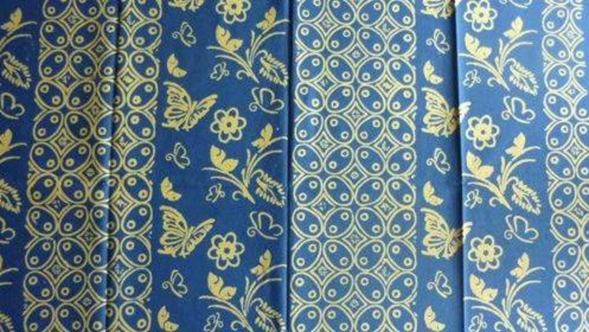 Warna tak terlihat dalam gaya batik Indonesia