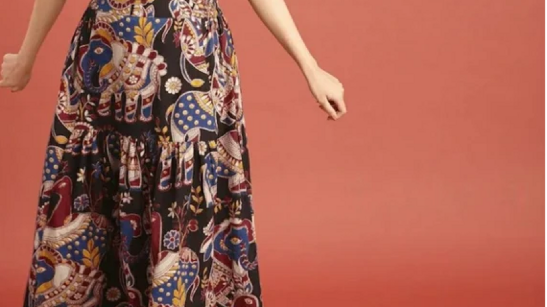 Rok Kalamkari yang sedang tren untuk musim gugur