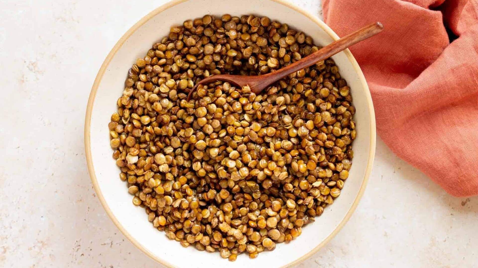 Mencicipi Camilan Lentil Panggang yang Kaya Rasa