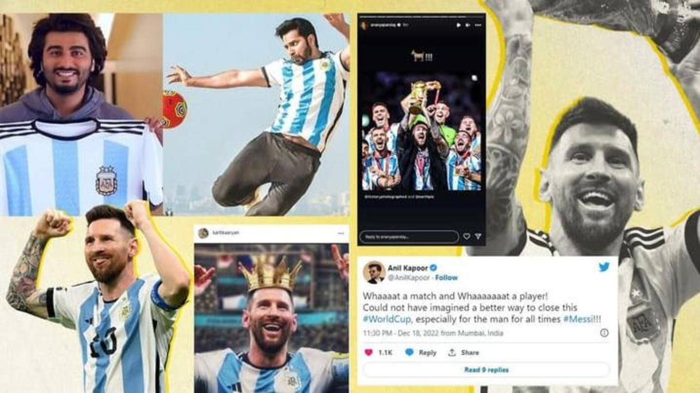 Argentina mengangkat trofi Piala Dunia; penggemar terbesar Lionel Messi di Tanah Bollywood