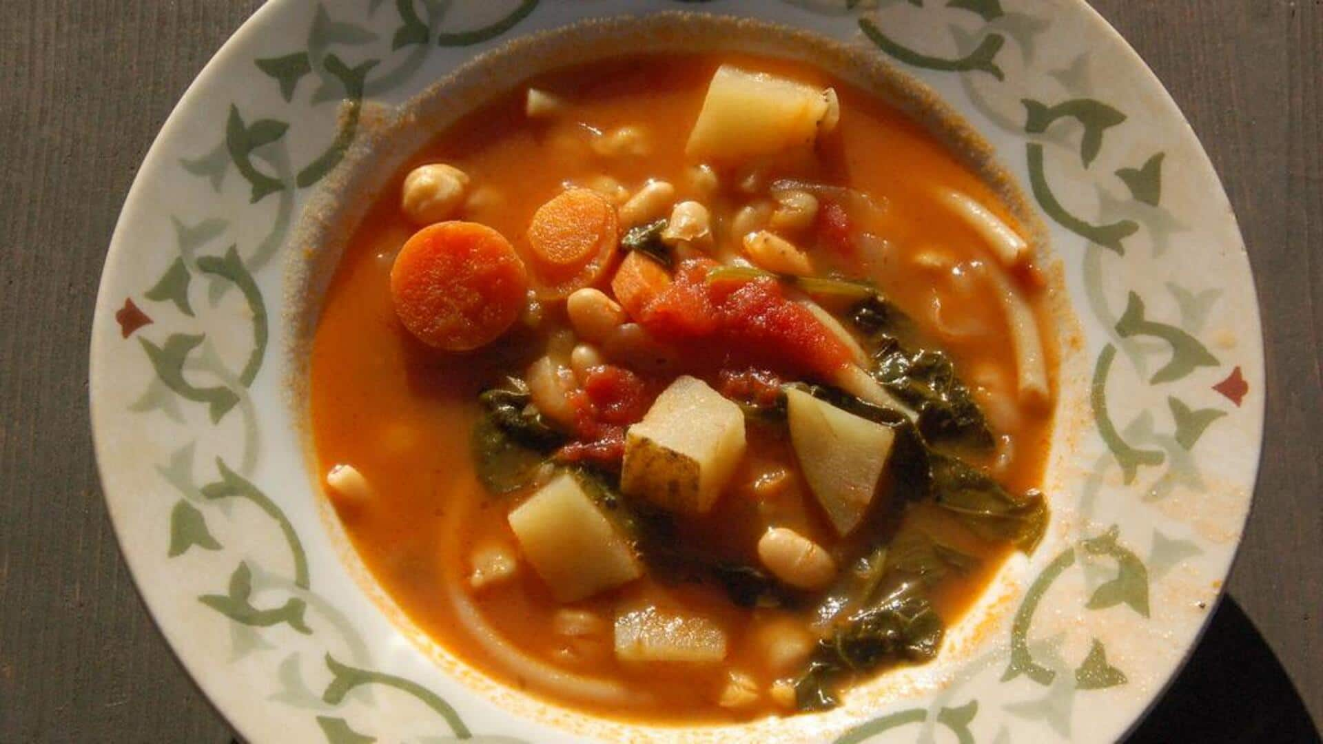 Panduan membuat fusion Italian-Ecuadorian Minestrone Locro