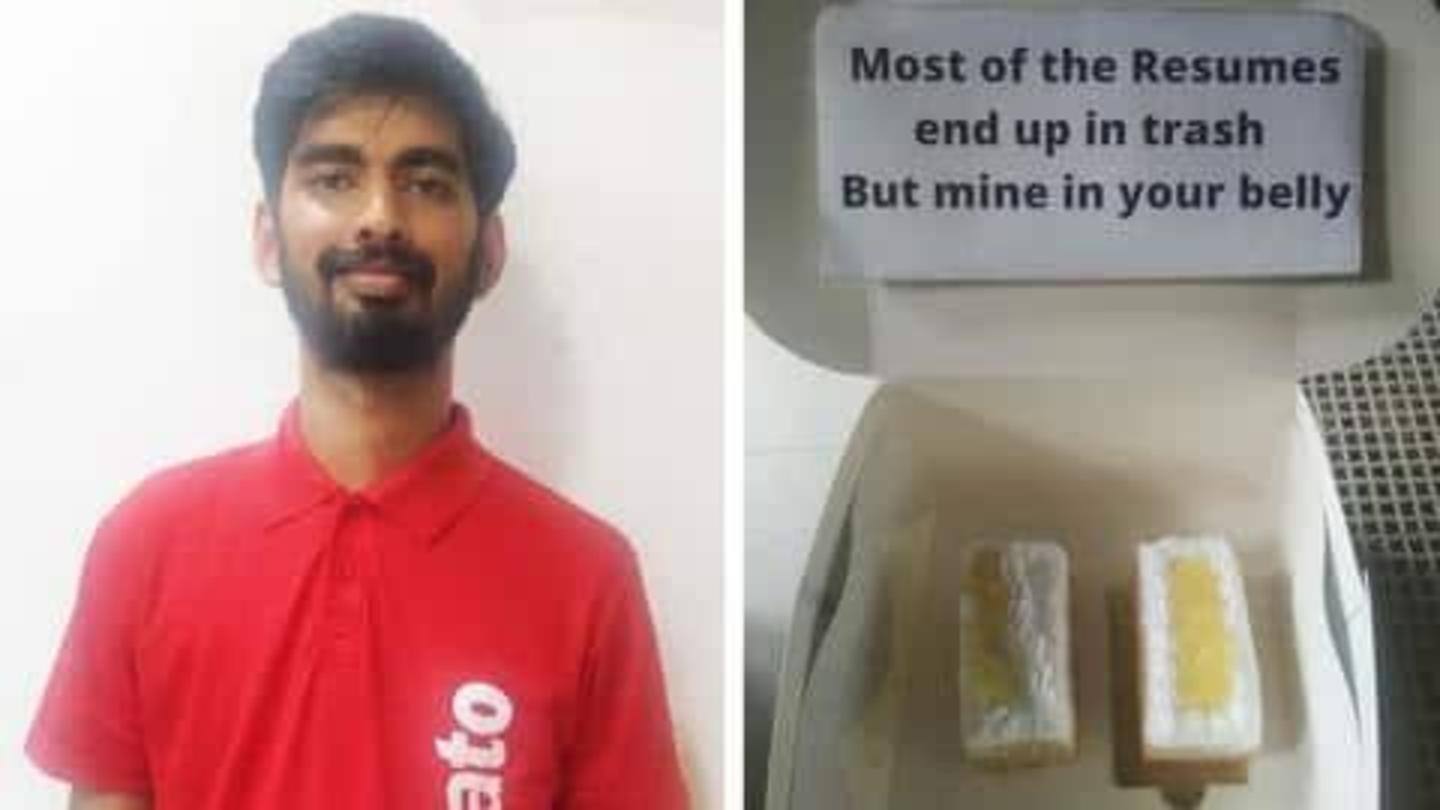 Pencari kerja India ini 'kirim' lamaran berpakaian seperti pengantar Zomato