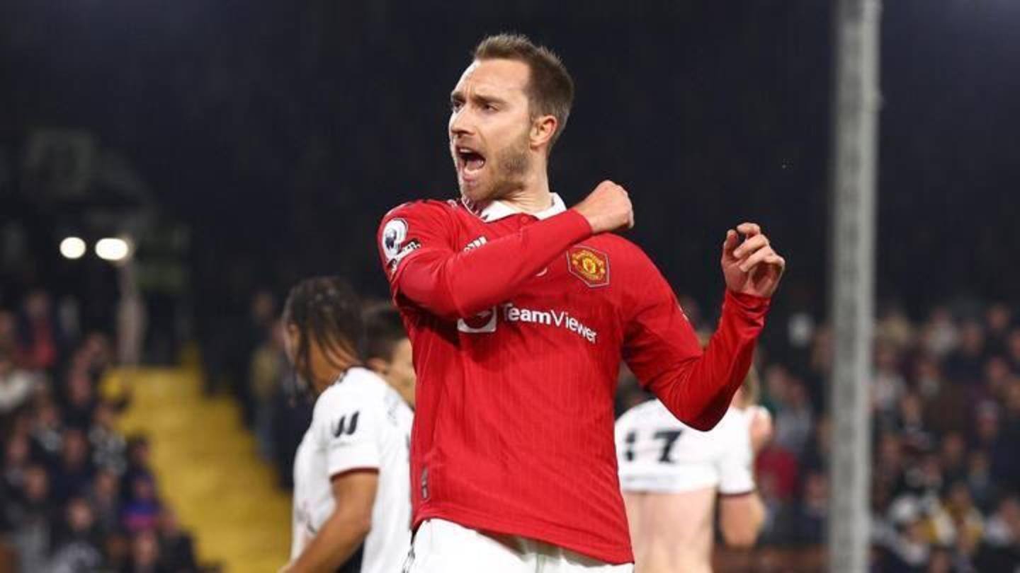 Liga Premier 2022-23, Manchester United mengalahkan Fulham 2-1: Statistik utama