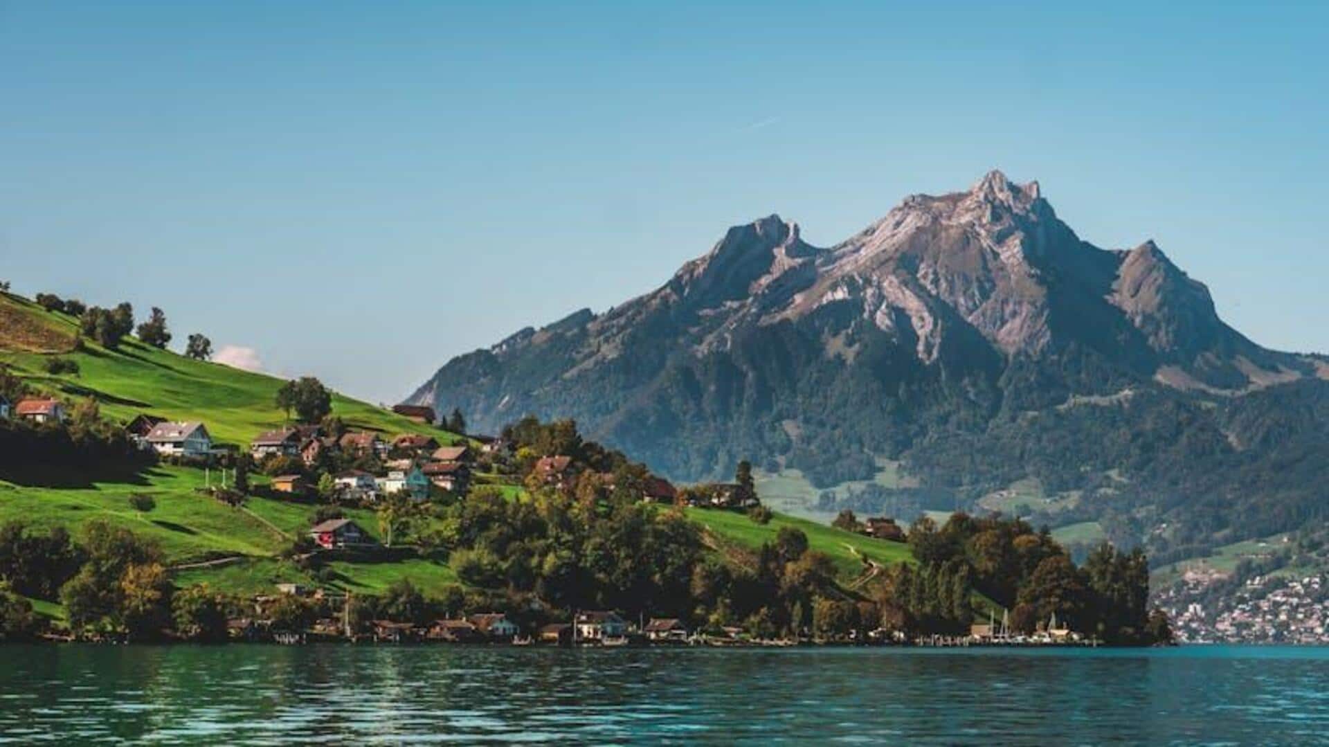 Menjelajahi Lima Puncak Gunung Menawan Dekat Lucerne, Swiss