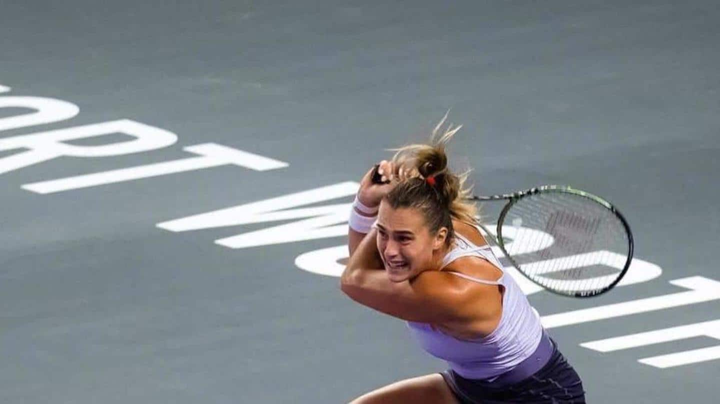 WTA Finals: Aryna Sabalenka dan Caroline Garcia akan berhadapan di final