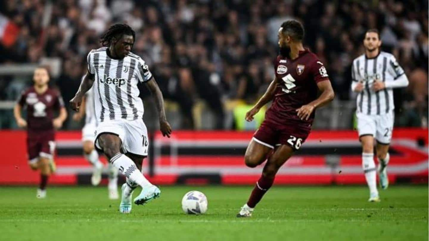 Serie A 2022-23, Juventus mengalahkan Torino 1-0: Statistik utama