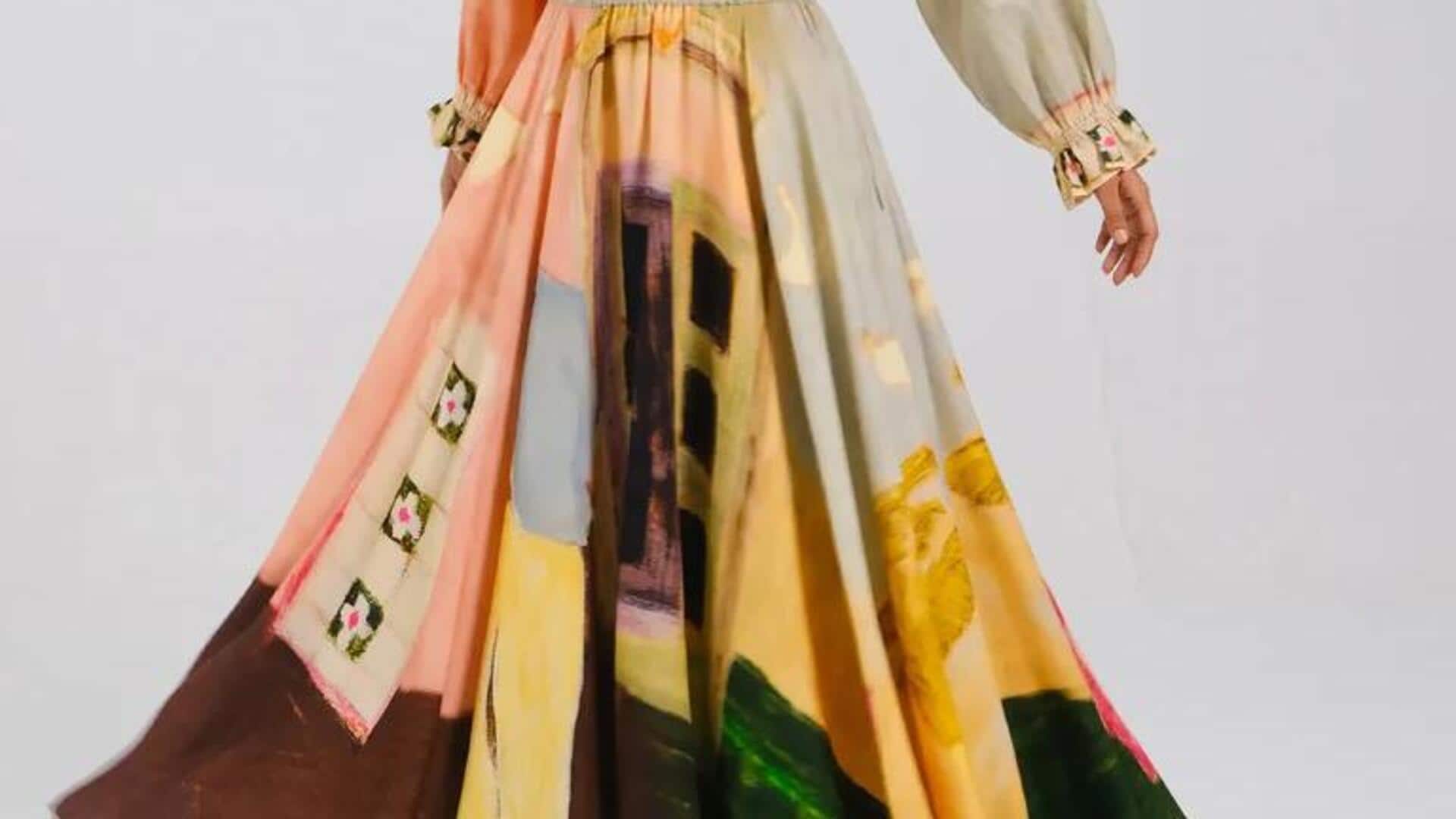 Menghidupkan kembali rok payung dengan tenun tangan India