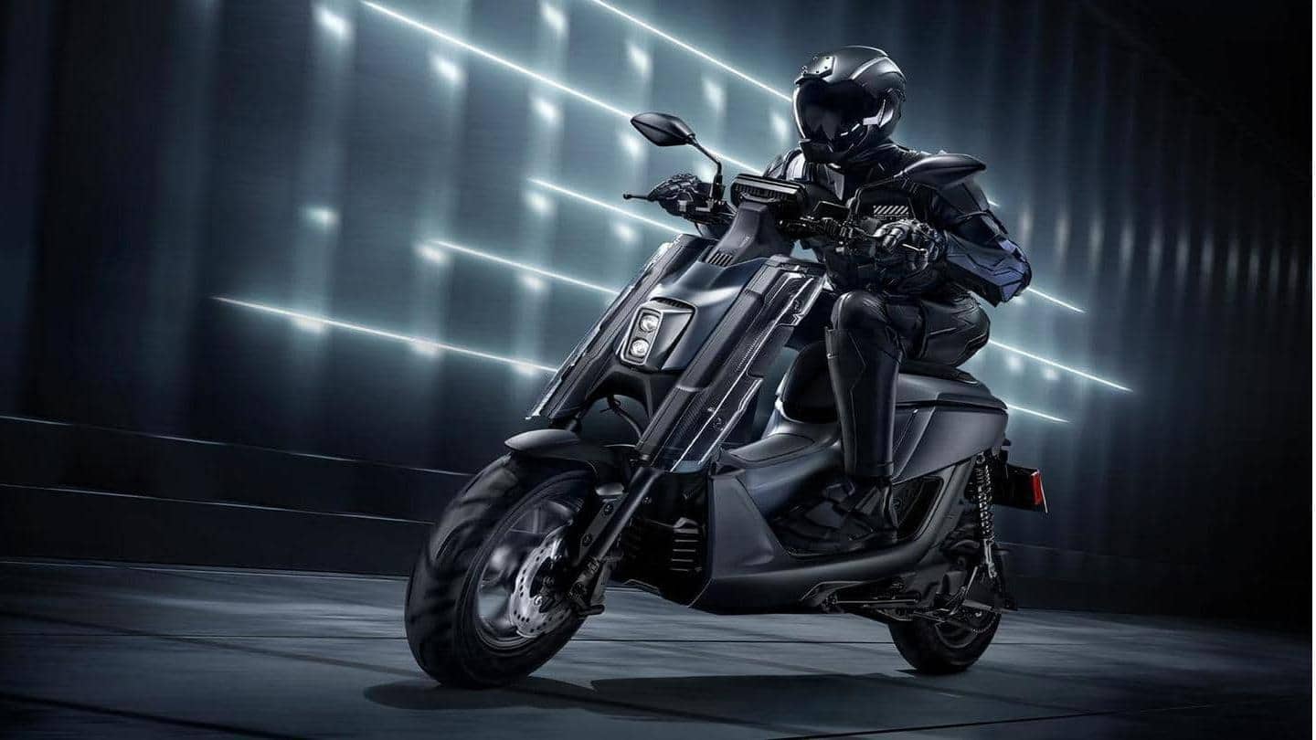 Skuter listrik Yamaha EMF, dengan tampilan sporty, resmi diluncurkan