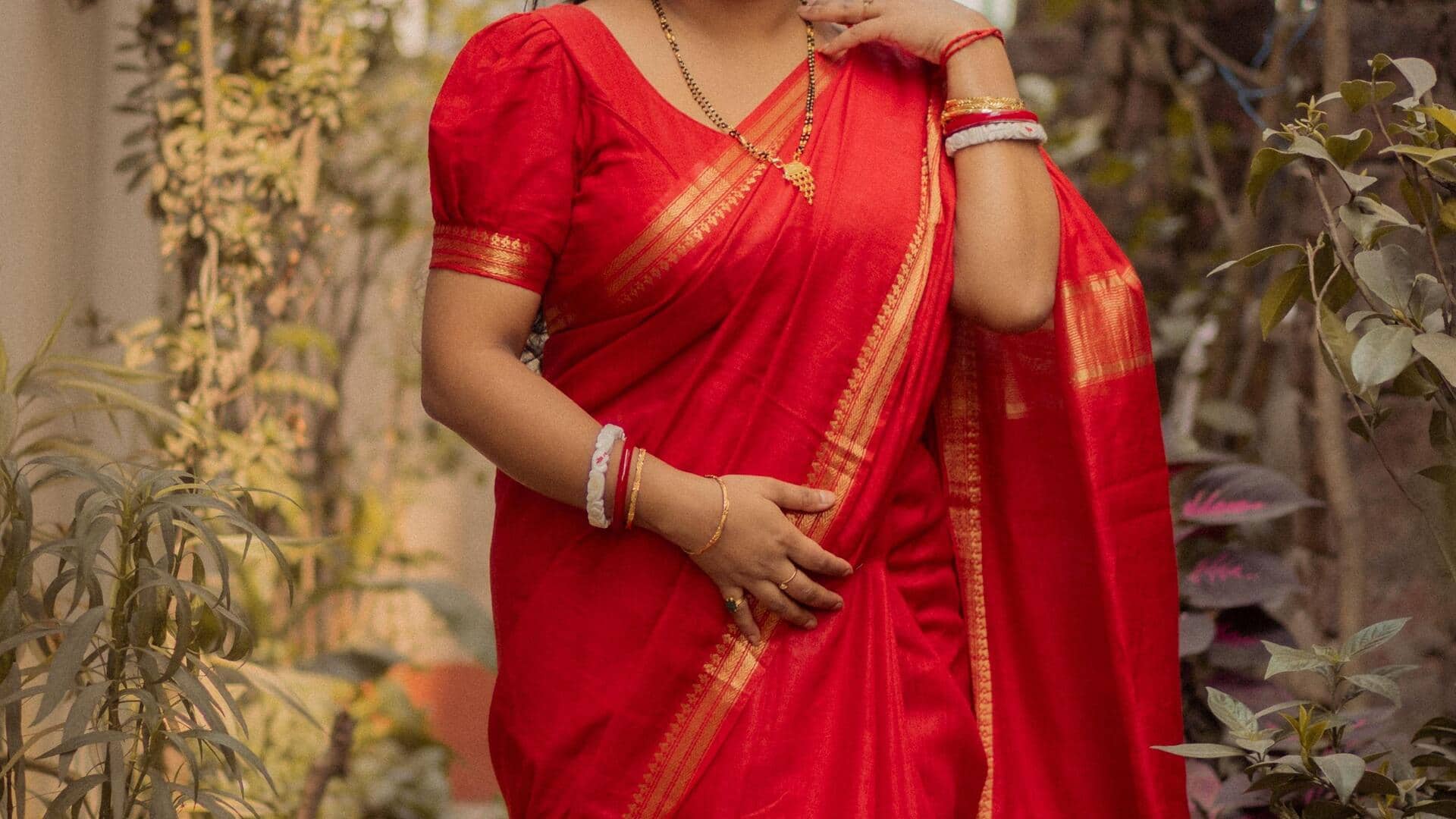 Gaya inovatif untuk saree yang abadi