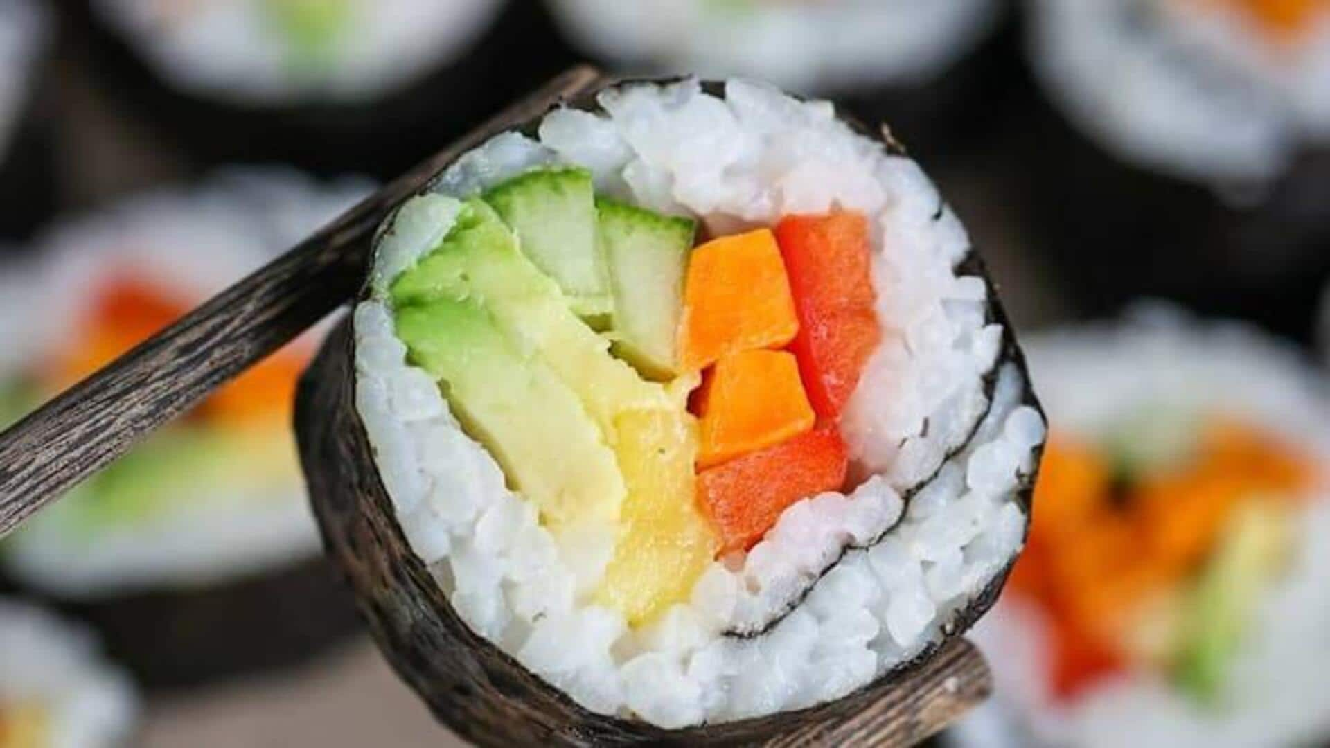 Buat Tamu Anda Terkesan Dengan Resep Sushi Gulung Vegan Ini