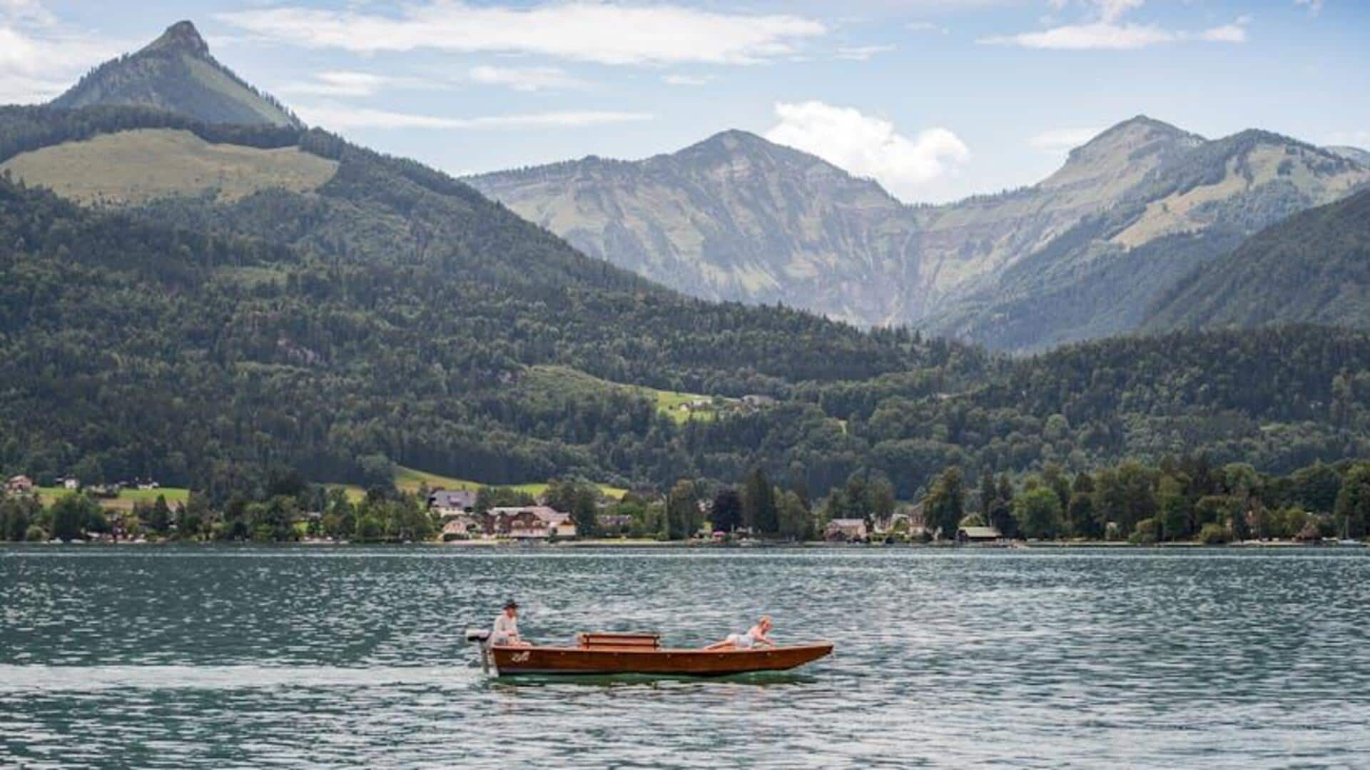 Jelajahi Danau Indah di Austria dengan Tur Perahu