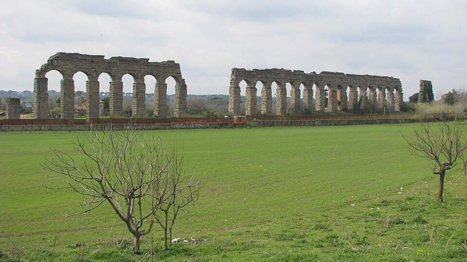 Taman Akuaduk Kuno Roma: Harta Karun Hijau Tersembunyi
